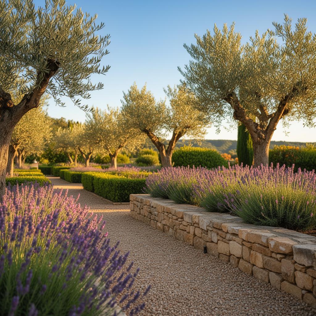 Jardinier professionnel taillant une haie dans un jardin méditerranéen à Perpignan